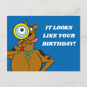 Scooby-Doo met vergrootglas Briefkaart