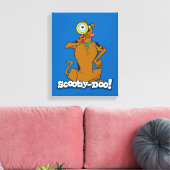 Scooby-doo met vergrootglas canvas afdruk (Insitu (Woonkamer))