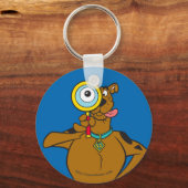 Scooby-Doo met vergrootglas Sleutelhanger (Voorkant)