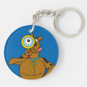 Scooby-Doo met vergrootglas Sleutelhanger (Achterkant)