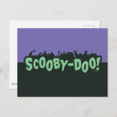Scooby-Doo! Monster Silhouette Logo Briefkaart (Voorkant / Achterkant)