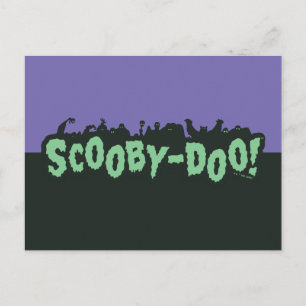 Scooby-Doo! Monster Silhouette Logo Briefkaart