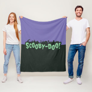 Scooby-Doo! Monster Silhouette Logo Fleece Deken