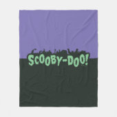 Scooby-Doo! Monster Silhouette Logo Fleece Deken (Voorkant)