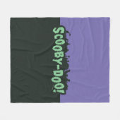 Scooby-Doo! Monster Silhouette Logo Fleece Deken (Voorkant (Horizontaal))