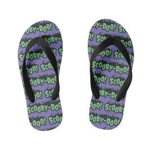 Scooby-Doo! Monster Silhouette Logo Kinder Teenslippers
