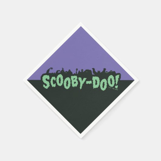 Scooby-Doo! Monster Silhouette Logo Servet (Hoek)