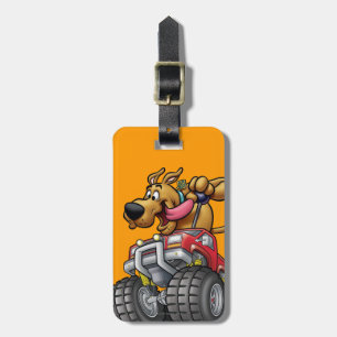 Scooby Doo-Monster Truck Bagagelabel