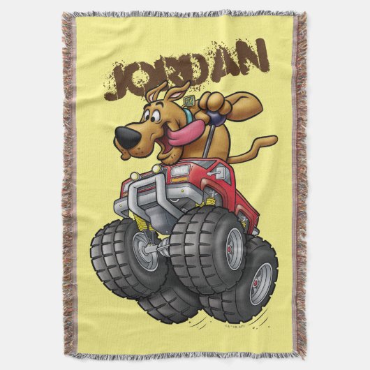 Scooby-Doo Monster Truck Deken (Voorkant Verticaal)