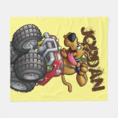 Scooby-Doo Monster Truck Fleece Deken (Voorkant (Horizontaal))