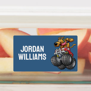 Scooby-Doo Monster Truck Labels