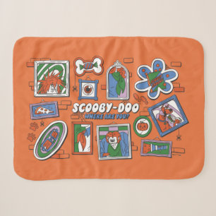 Scooby-Doo Muur van Halloween Lijstframes Sherpa Deken