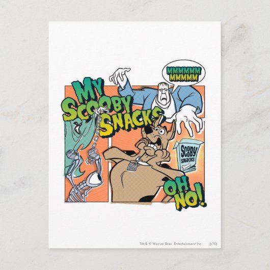 Scooby-Doo "My Scooby Snacks" Briefkaart (Voorkant)