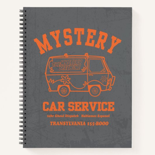 Scooby-Doo "Mystery Car Service" Grafisch Notitieboek (Voorkant)