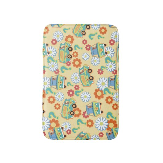 Scooby-Doo Mystery Machine Flower Pattern Badmat (Voorkant Verticaal)