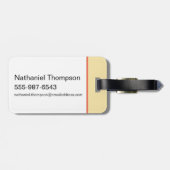 Scooby-Doo Mystery Machine Flower Pattern Bagagelabel (Achterkant horizontaal)