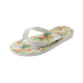 Scooby-Doo Mystery Machine Flower Pattern Kinder Teenslippers (Schuin)