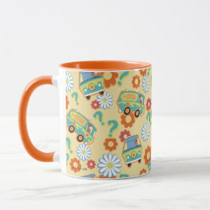 Scooby-Doo Mystery Machine Flower Pattern Mok