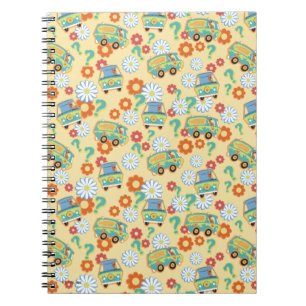 Scooby-Doo Mystery Machine Flower Pattern Notitieboek