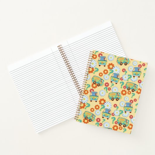 Scooby-Doo Mystery Machine Flower Pattern Notitieboek (Binnen)