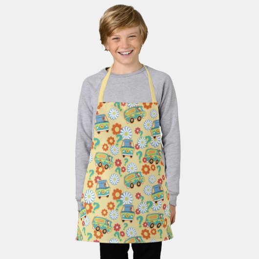 Scooby-Doo Mystery Machine Flower Pattern Schort (Gedragen)