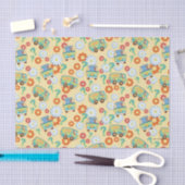 Scooby-Doo Mystery Machine Flower Pattern Tissuepapier (Craft)
