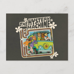 Scooby-Doo   Mystery Machine Grafisch   Briefkaart