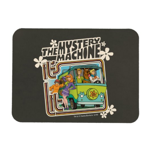 Scooby-Doo | Mystery Machine Grafisch | Magneet (Horizontaal)