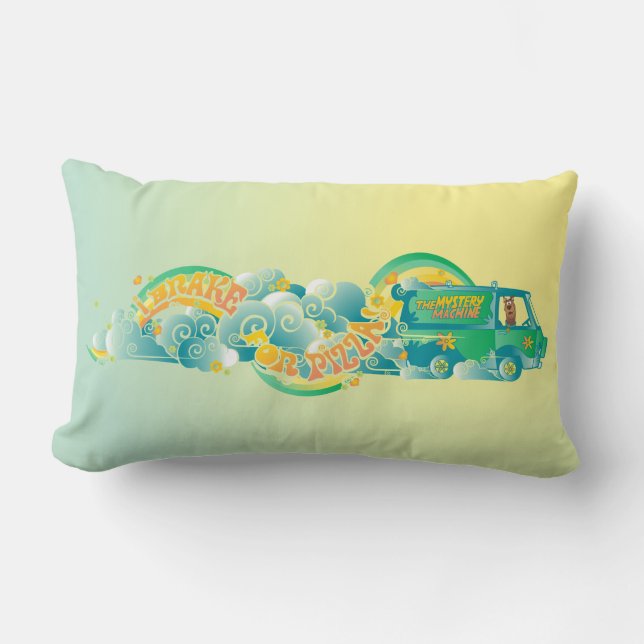 Scooby-Doo | Mystery Machine "I Brake for Pizza" Kussen (Voorkant)