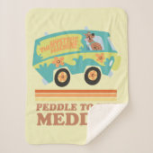 Scooby-Doo Mystery Machine "Peddle to the Meddle" Sherpa Deken (Voorkant)