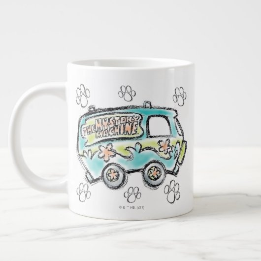 Scooby-Doo | Mystery Machine Sketch Extra Grote Beker (Links)