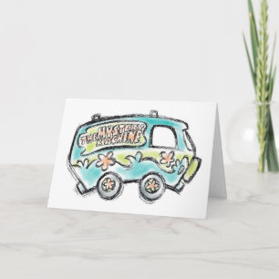 Scooby-Doo   Mystery Machine Sketch Kaart