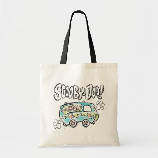 Scooby-Doo | Mystery Machine Sketch Tote Bag (Voorkant)