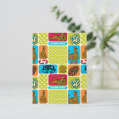 Scooby-Doo Mystery Pattern Briefkaart (Staand voorkant)