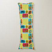 Scooby-Doo Mystery Pattern Lichaamskussen (Voorkant Verticaal)