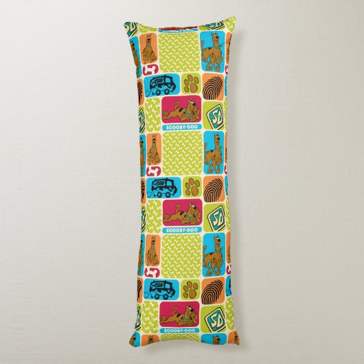 Scooby-Doo Mystery Pattern Lichaamskussen (Achterkant (Verticaal))