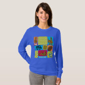 Scooby-Doo Mystery Pattern T-shirt (Voorkant volledig)