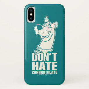 Scooby-Doo "Niet haten, Gefeliciteerd" Grafisch iPhone X Hoesje