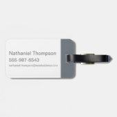 Scooby-Doo Noir Haunted Mansion Graphic Bagagelabel (Achterkant horizontaal)