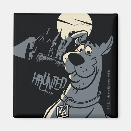 Scooby-Doo Noir Haunted Mansion Graphic Magneet (Voorkant)