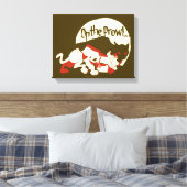 Scooby-Doo "On the Prowl" Canvas Afdruk (Insitu (Slaapkamer))