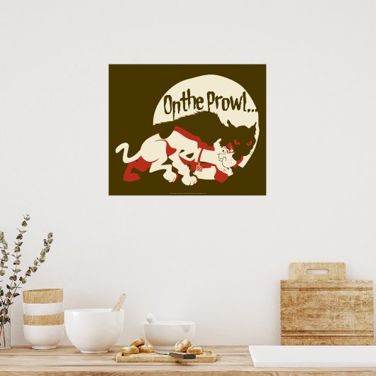 Scooby-Doo "On the Prowl" Poster (Keuken)