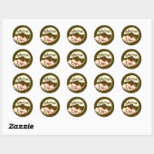 Scooby-Doo "On the Prowl" Ronde Sticker (Vel)