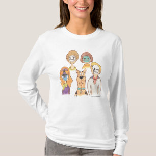 Scooby-Doo Onze Halloween-maskers T-shirt