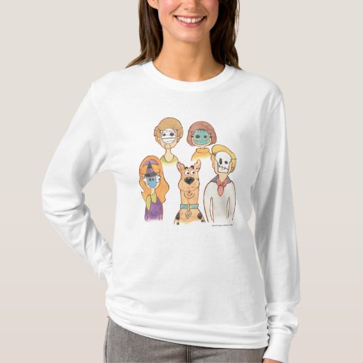 Scooby-Doo | Our Halloween Masks T-shirt (Voorkant)