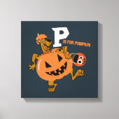 Scooby-Doo | P is voor pompoen Canvas Afdruk (Voorkant)