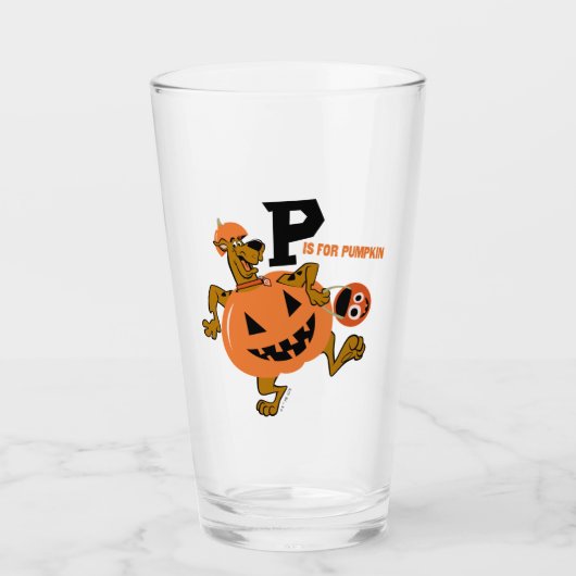 Scooby-Doo | P is voor pompoen Glas (Voorkant)