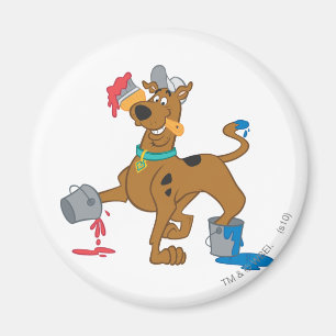 Scooby-Doo Paints Magneet