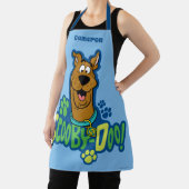 Scooby-doo Pauw Print Character Badge Schort (Insitu)