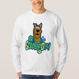 Scooby-Doo Paw Print Character Badge T-shirt